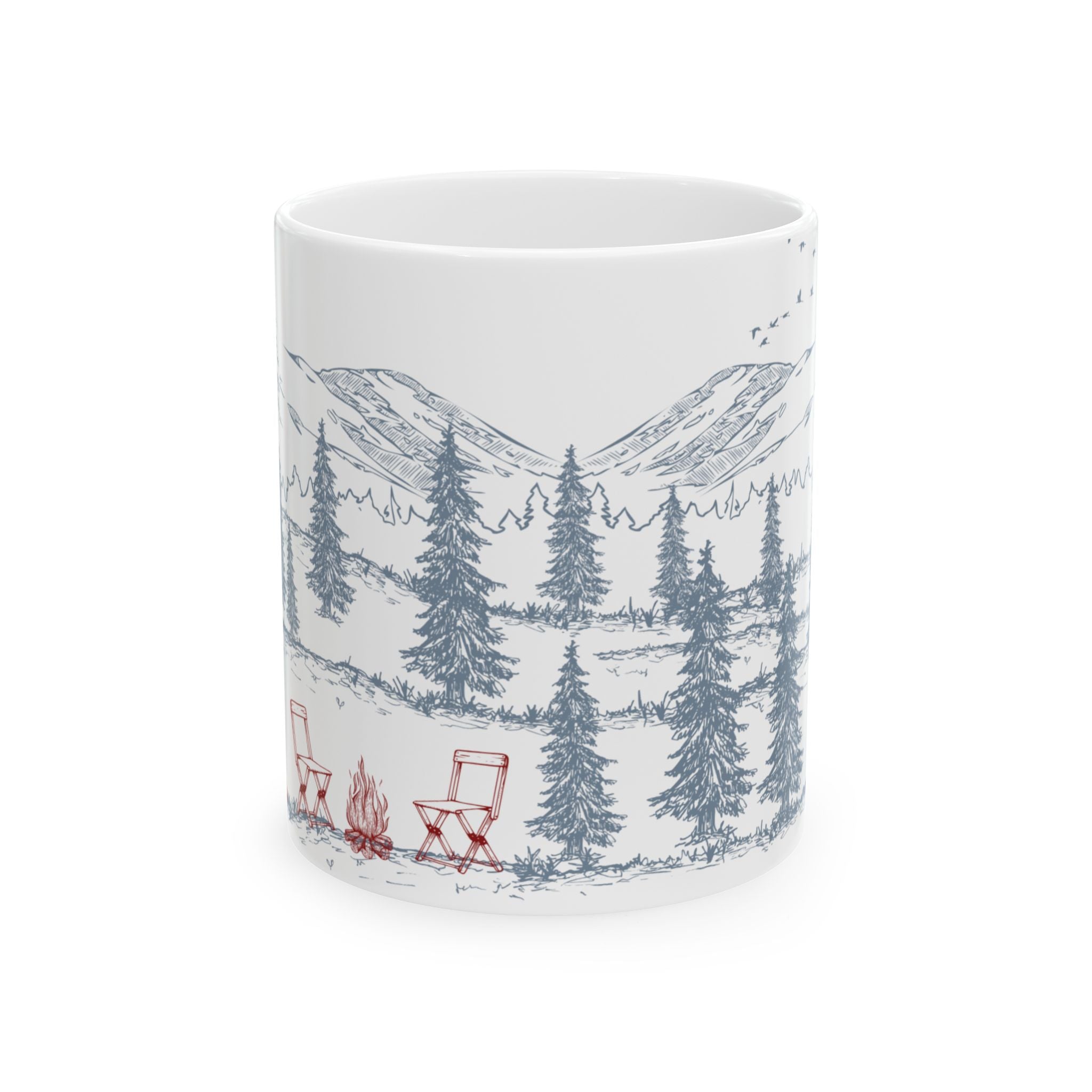 Cozy Camping Ceramic Mug - 11oz