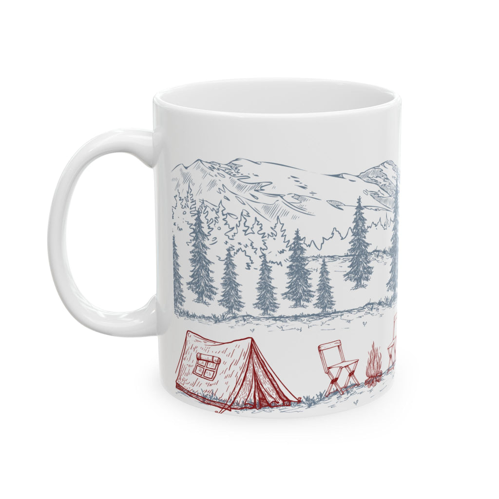 Cozy Camping Ceramic Mug - 11oz